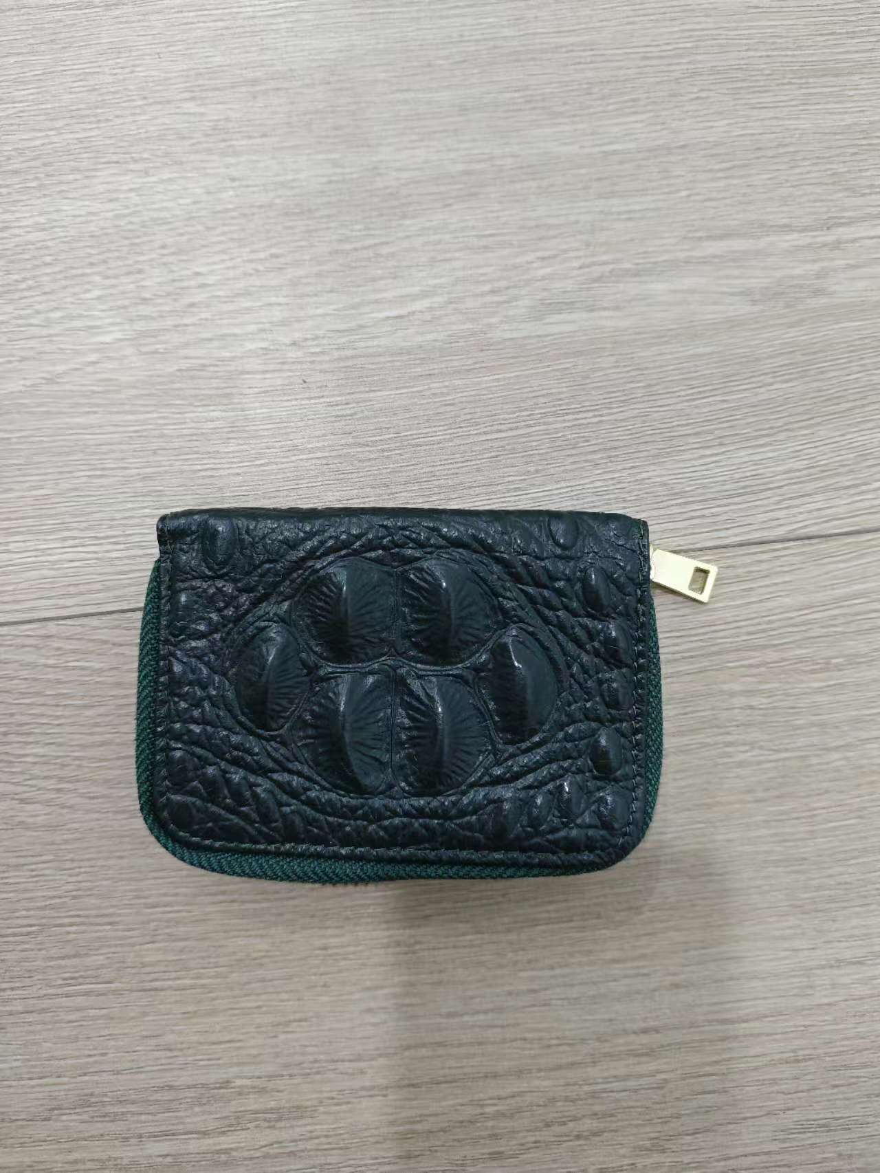 Free Shipping 2025 New Designer Bag Layer Cowhide Accordion Card Holder Crocodile Pattern Women's Card Clip Men's Card Holder Multi-function