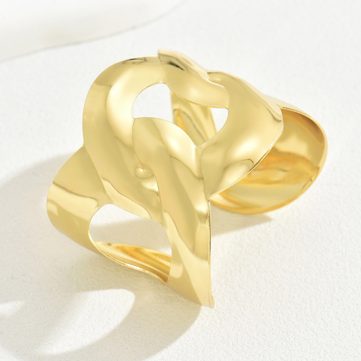 Fashion Light Women S Simple Multi Layer Wrapped Design High End Open Bracelet