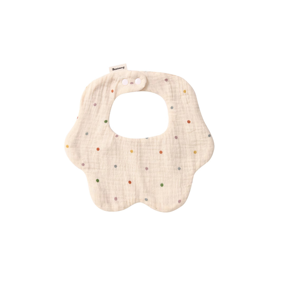 Soft Organic Cotton Bibs for Newborn Baby Washable Drooling Handkerchiefs for Toddler Teething for Both Boy and Girl