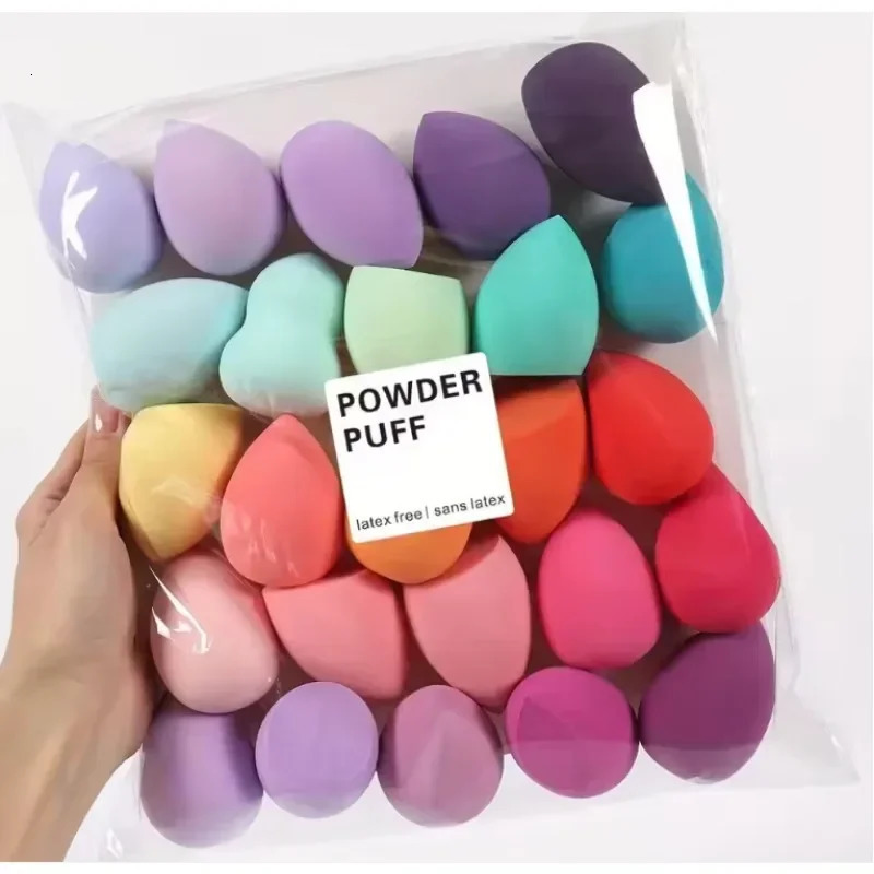 4/7/18piece makeup sponge set suitable for liquid BB cream powder application makeup egg dry wet dual-use powder puff girl 250625