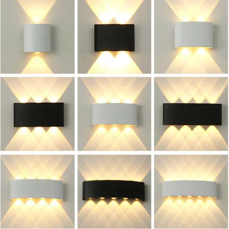 LED Wall Lamp Waterproof IP65 Up Down Outdoor Garden Lights 6W 8W 10W Aluminum Interior Wall Light for Bedroom Stairs Lighting XJ250624