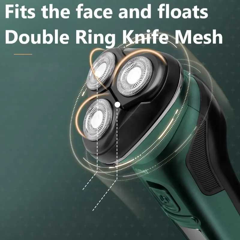 Kemei 2805 LCD display IPX7 waterproof electric shaver for men wet dry beard electric razor facial shaving machine rechargeable W250625