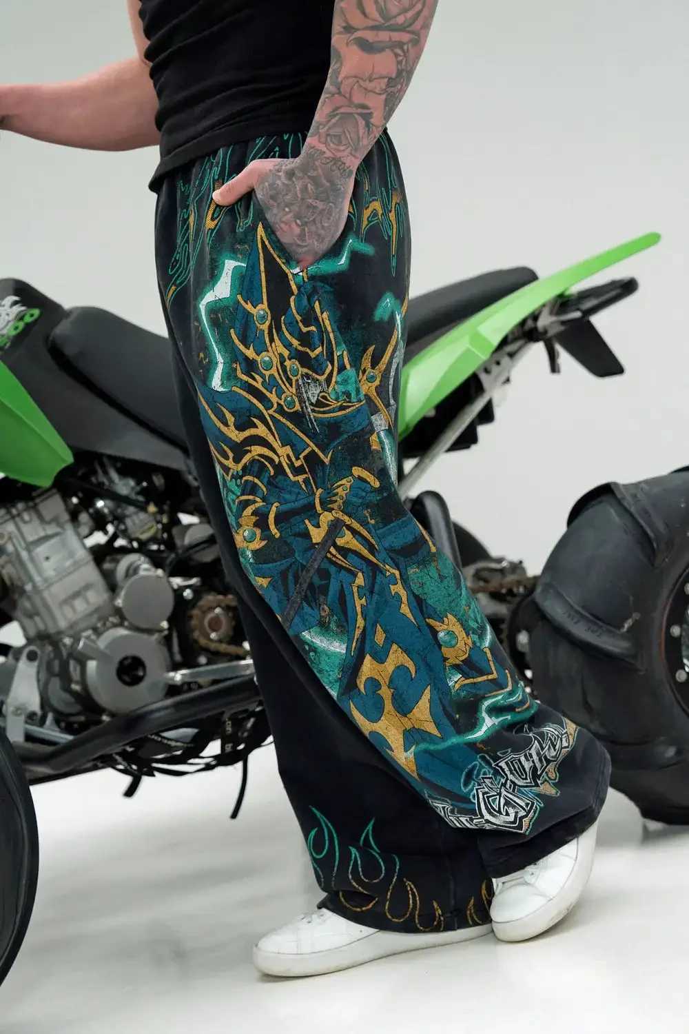 Baggy Sweatpants Men Casual Pants Gym Trousers Y2k Pants Elastic Waist American Streetwear 2000s Joggings Men Clothing X250625