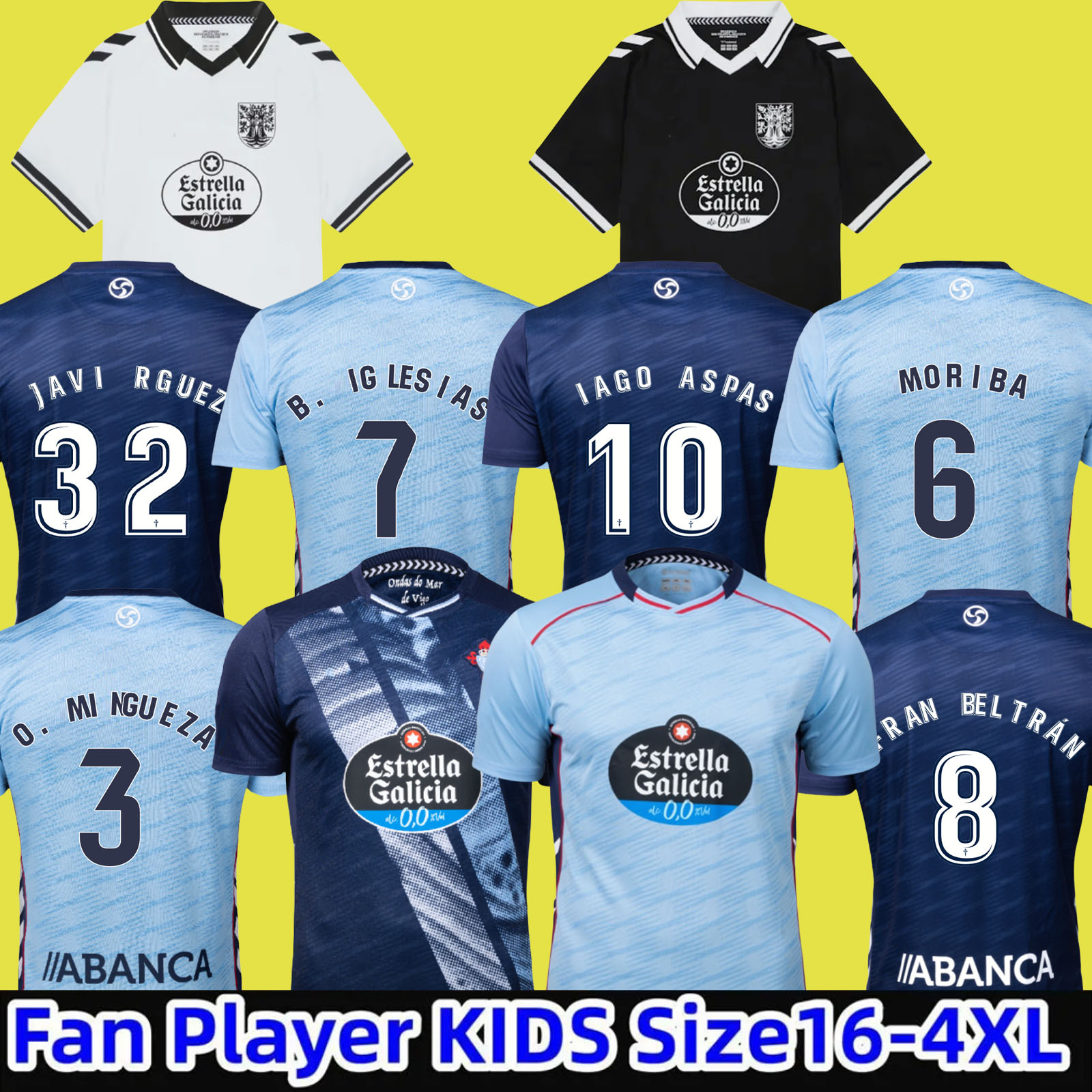 25 26 Celta de Vigo Soccer Jerseys Oliveira Dos Cen Anos IAGO ASPAS 2025 celta vigo football shirt WILLIOT celta jersey home blue jersey