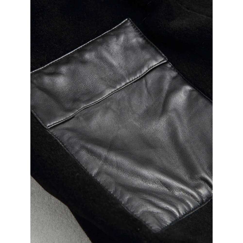 Pudi Women Winter Real Wool Coat Jacket Over Size Parka Lady Fashion Genuine Fur Coats Outwear A68290