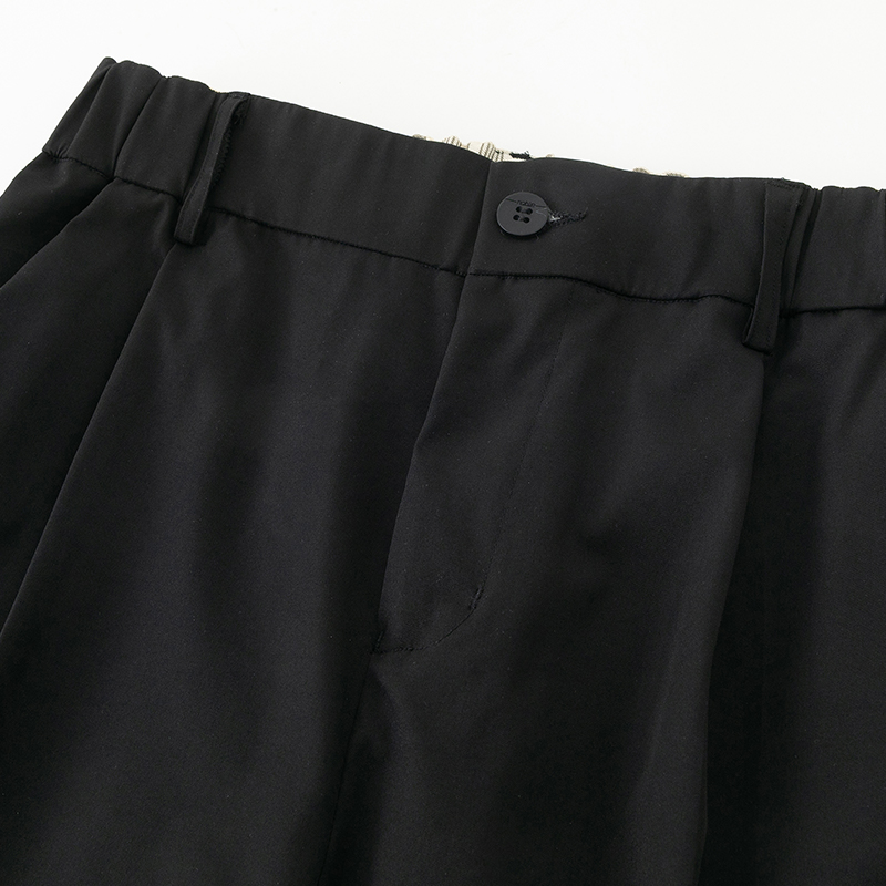 Men's casual trousers draped chino trousers 2025 summer lightweight loose straight-leg ice silk quick-drying elastic business
