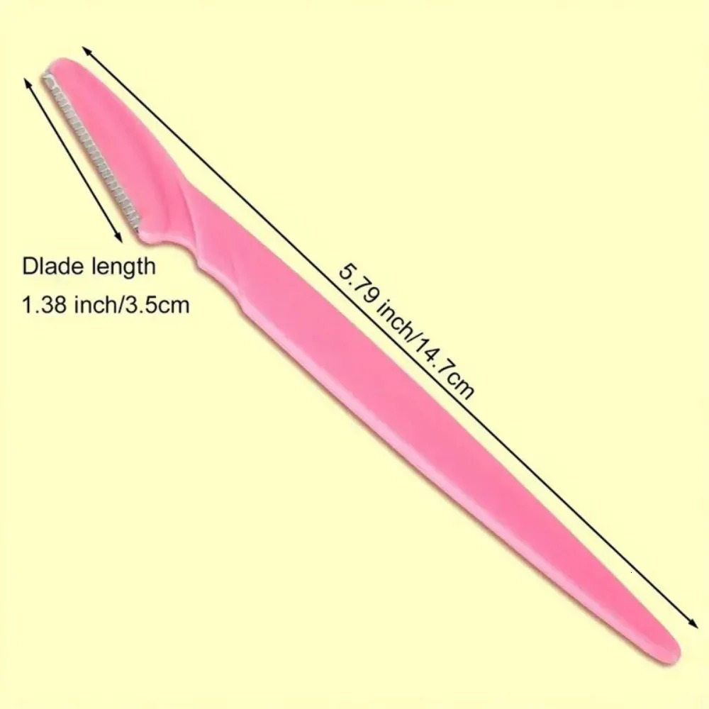 40Pcs Eyebrow Trimmer Makeup Beauty Tools Safe Eye Brow Razor Face Body Hair Removal Shaver Blades Woman Eyebrows Shaping Knife 250625