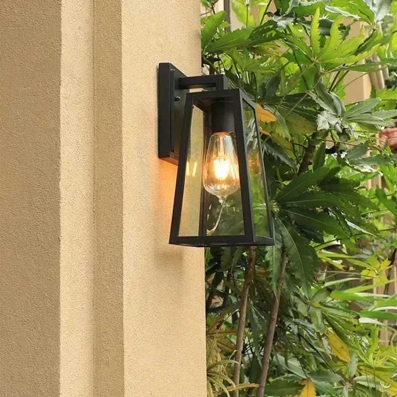 Outdoor European Style Wall Lamp Thickened Waterproof Super Bright Outdoor Wall Lamp Courtyard Balcony Wall Light XJ250624