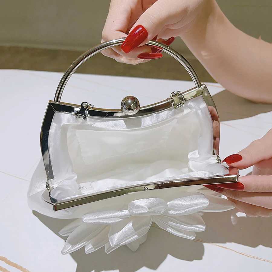 Elegant Floral Decor Evening Bag Classic Dinner Clutch Purse Formal Banquet Handbag For Wedding Party Prom M250625