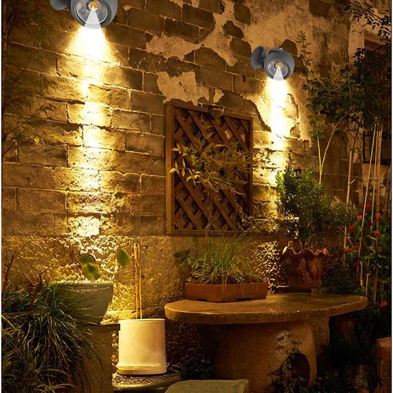 9W 12W LED Wall Spotlight Outdoor Indoor Home Buliding Garden Landscape Tree Commercial Lighting 110V 220V Warm white Cold whiteXJ250624