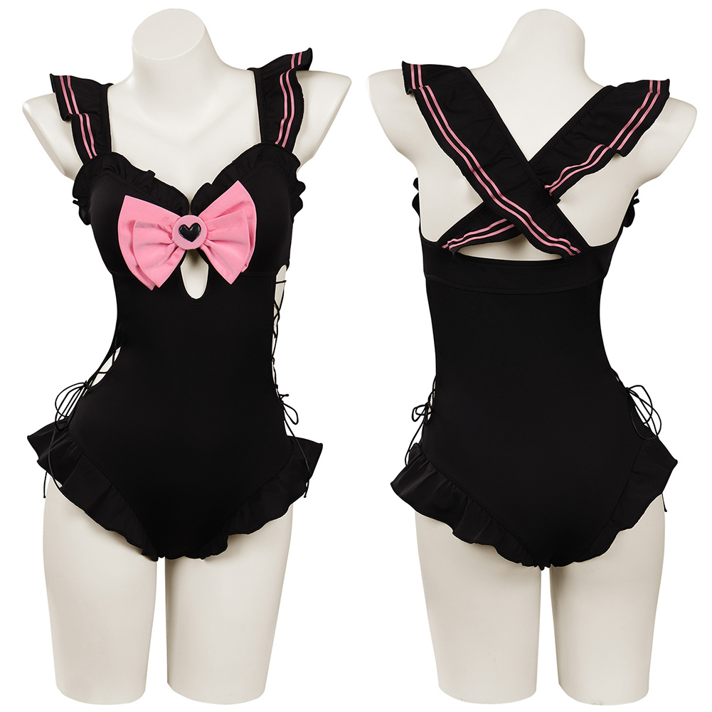 Anime Sailor Cosplay Swimwear Outfit Women Bikini Bathing Suit For Halloween Role Play
