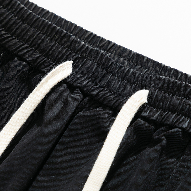 Loose sports casual pants for men, spring and autumn ankle-length sweatpants, pure cotton versatile large size, 2025 new