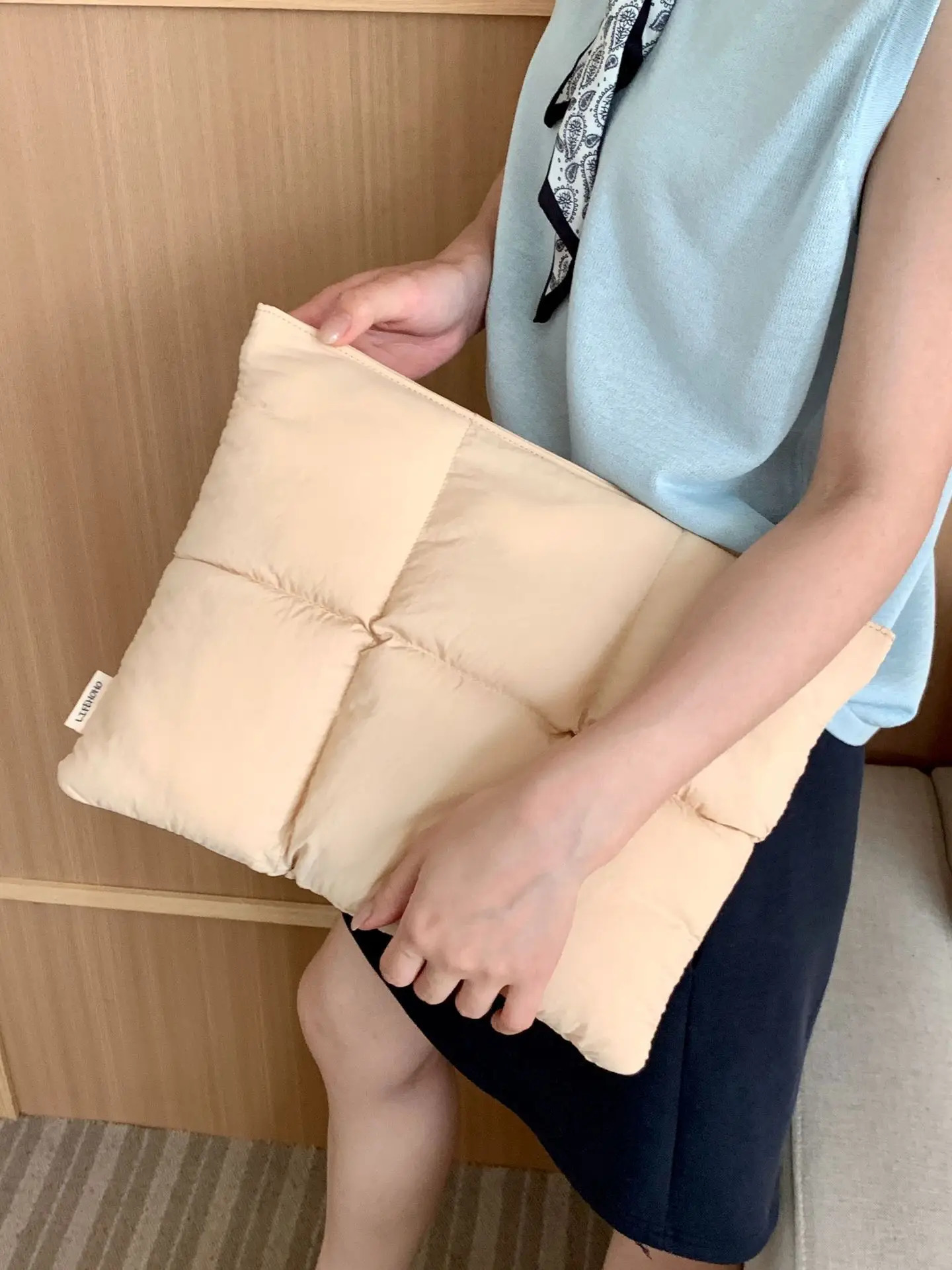 Laptop Sleeve Puffy Laptop Cover 13.3 14 15 15.6 Inch Notebook Pouch For Dell LG Cute Computer Bag 250624