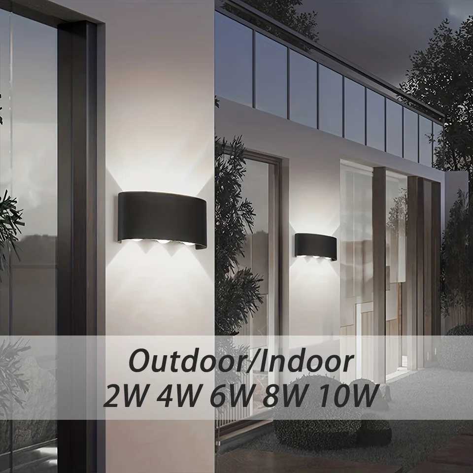 LED Porch Lights Up And Down Wall Light AC85-265V Waterproof Interior For Bedroom Living Room Corridor Garden Wall Path Balcony XJ250624