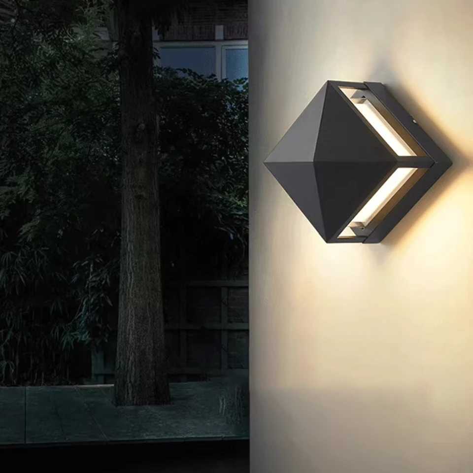 LED Outdoor Wall Light Waterproof IP66 LED Outdoor Lighting Porch Lights Balcony Garden Lights Outdoor Wall Lamp garden lights XJ250624