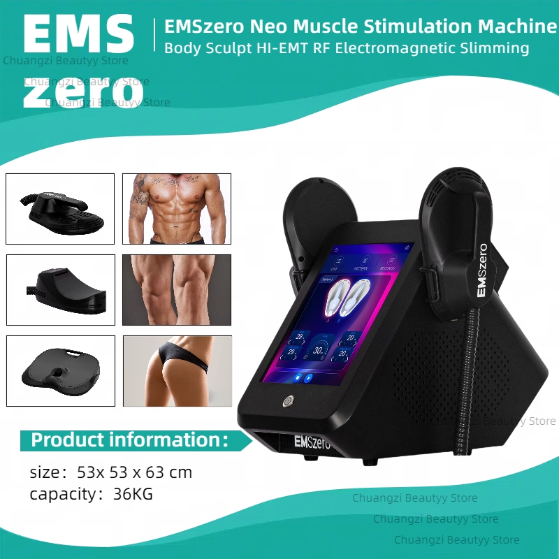 EMS Body Sculpting and Slimming Machine EMSZERO HI-emt 15Tesla 6500W Tighten Skin Improve Shape Burn Fat Professional Beauty Spa Equipment