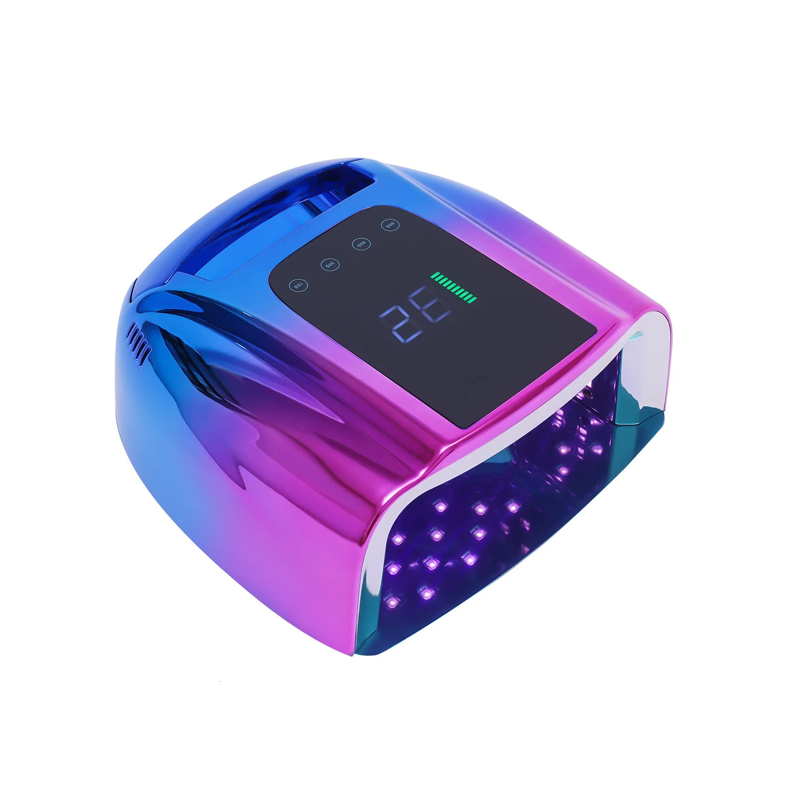 96W Nail Dryer 42 LED Beads Smart Sensor Timer Function Fast Even Drying for Hands and Feet Removable Base 250625