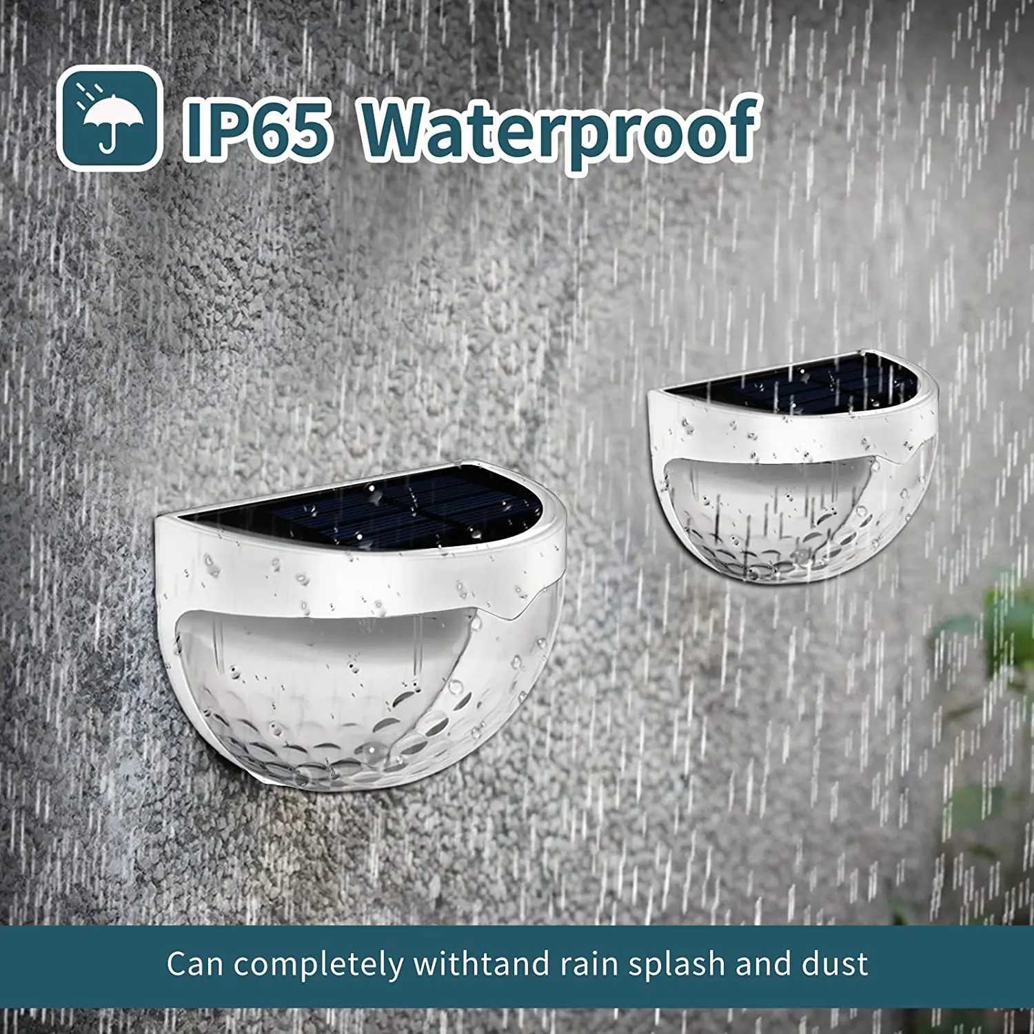 LED Solar Fence Lights Outdoor Waterproof Wall Lights Corrugated Lights for Fence Terrace Garden Path Decorative Lights XJ250624