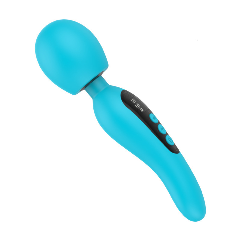 Adult Sex Toys AV Wand LCD Display Female Heating Vibrator Rechargeable Masturbator