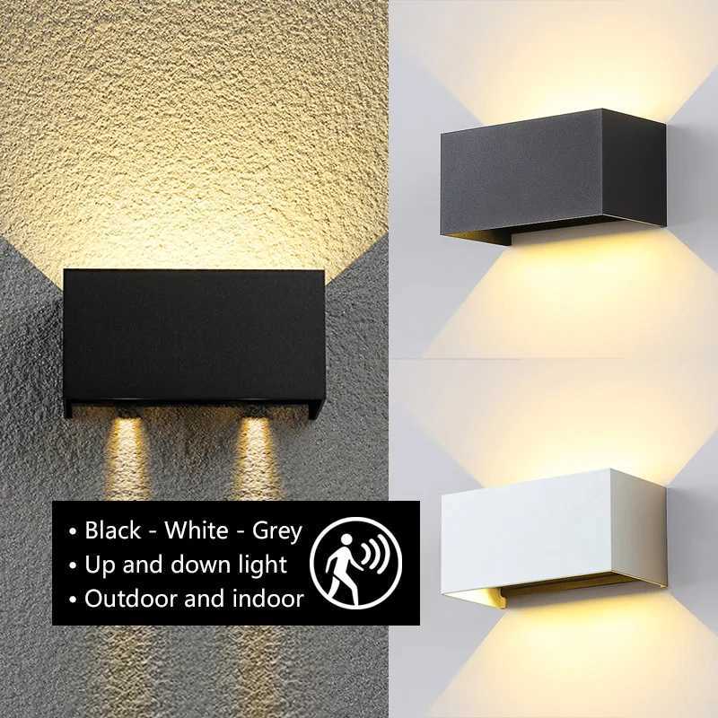 LED Outdoor Wall Light Waterproof IP65 PIR Motion Sensor LED Indoor Lighting Porch Light Balcony Garden Lights Outdoor Wall Lamp XJ250624