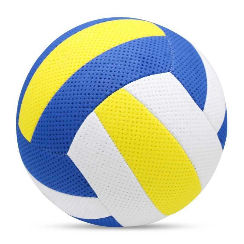 Soft PU-coated volleyball for children in grades 4 and 5, suitable for middle school entrance examination training, machine-sewn soft beach volleyball