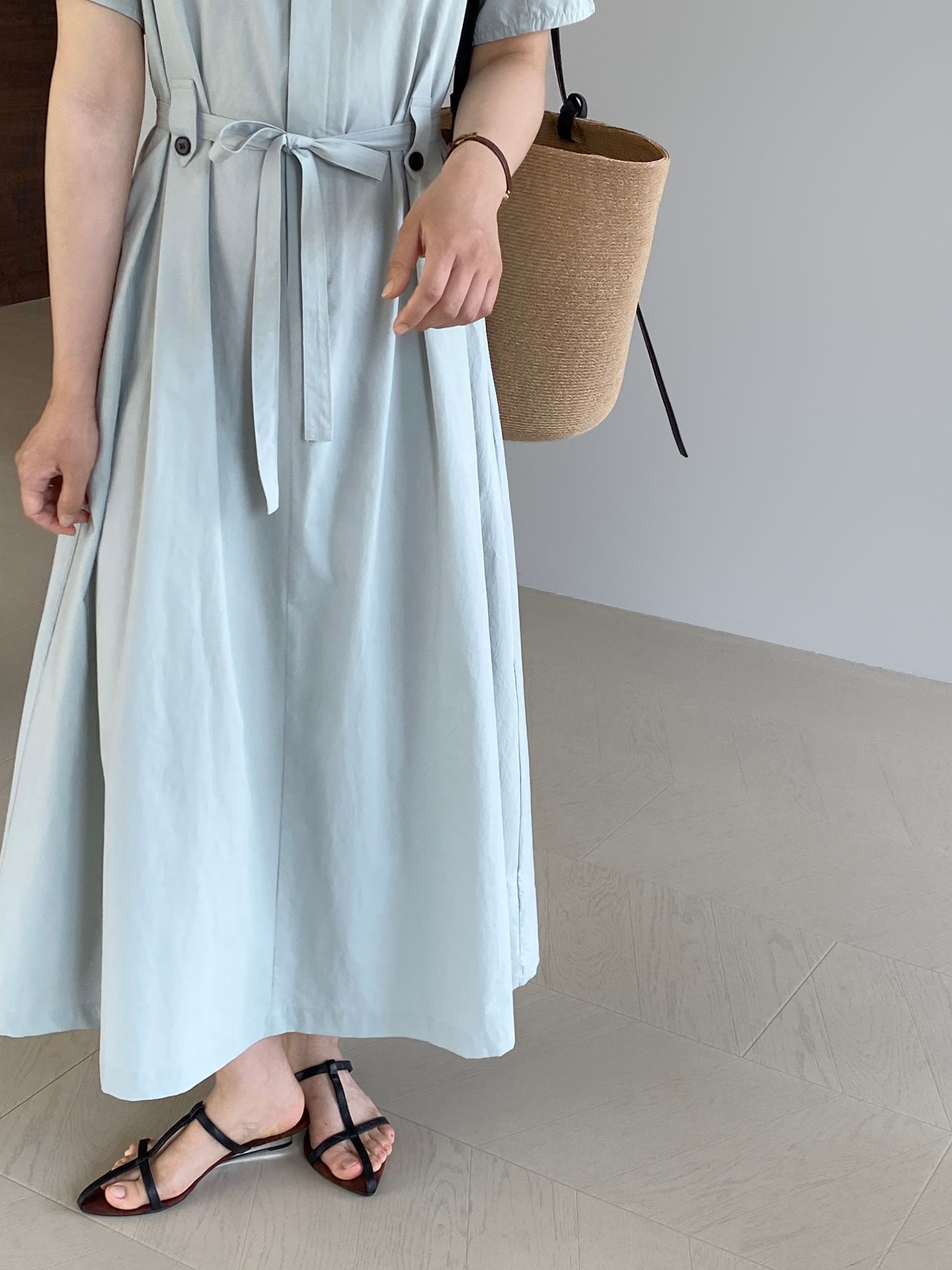 XL105 Thin casual cotton dress design