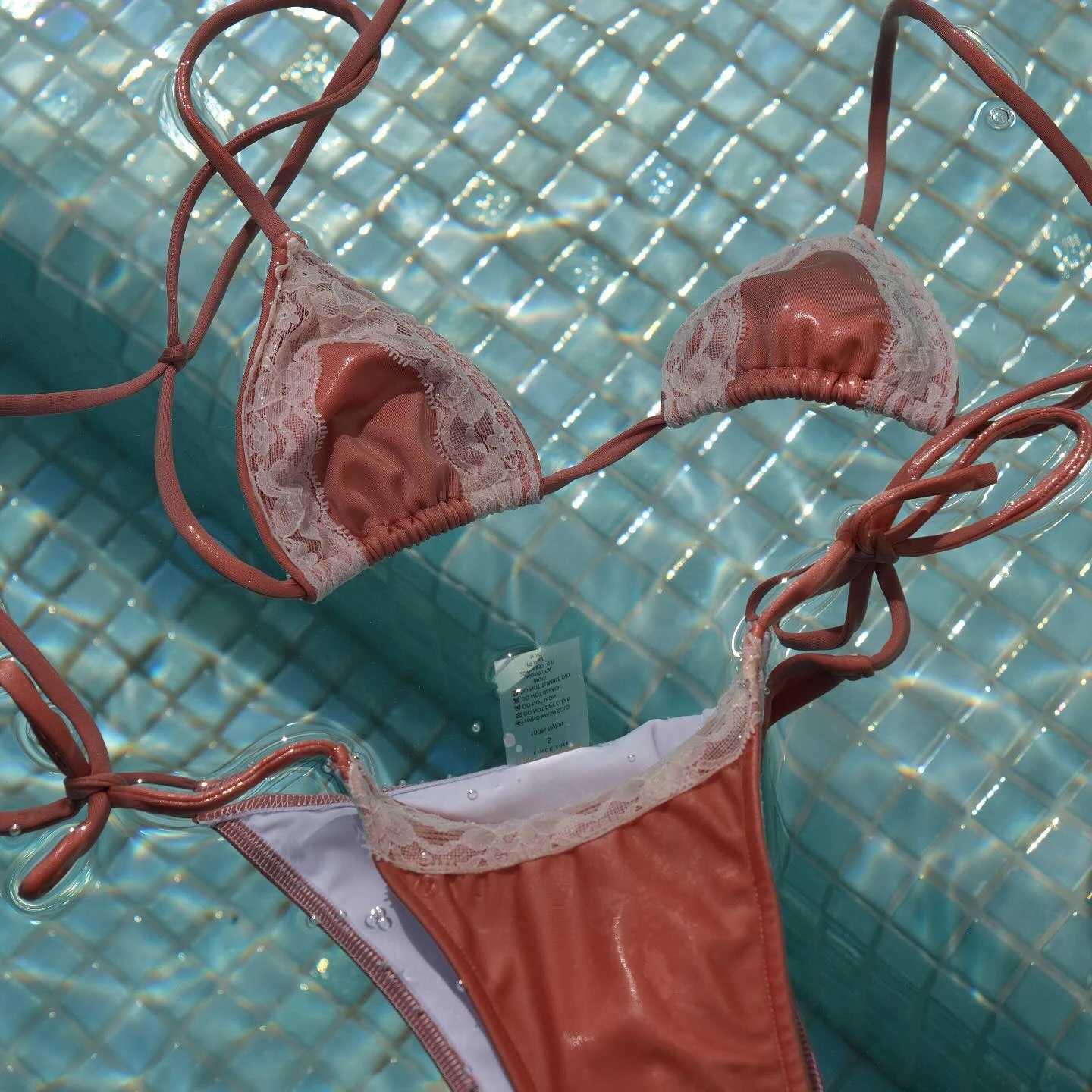 2025 Bandeau Bikini Women Sexy Bikini Push Up Swimsuit Female Swimwear Floral Printed Swim Suit Halter Bathing Suit Beachwear XJ250624