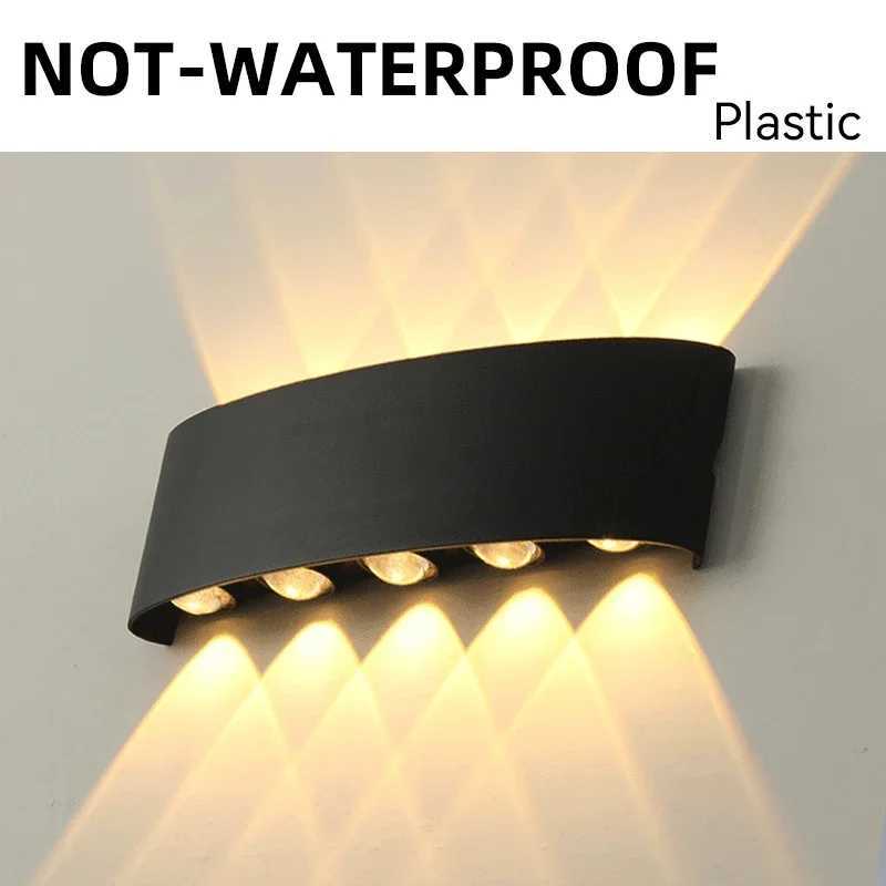 110v 220v LED Wall Light Interior Lamps IP65 Waterproof Bathroom Home Outdoor Bedroom Garden Bedroom Decoration Wall Lamps XJ250624