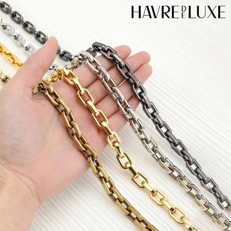 Bag chain accessories highgrade metal crossbody replacement shoulder strap extension lengthened 250624