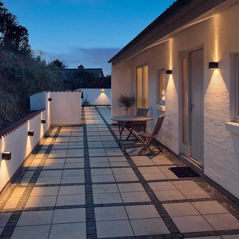 12W LED Wall Light IP65 Waterproof Outdoor Garden Yard Decor Porch Light Beam Angle Adjustable Sconce Balcony Wall Lamp 85-265V XJ250624