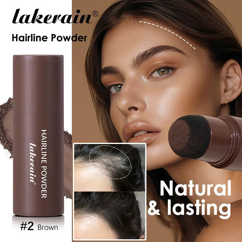 Black Brown Hairline Powder Waterproof Hair Dye Contour Stick Instantly Conceals Hair Root Forehead Clavicle Face Shadow Makeup 250625