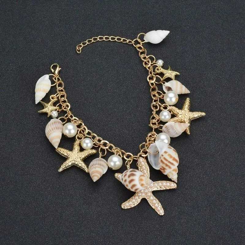 2022 New Arrival Bohemian Korean Fashion Starfish Pendant Lemon Fruit OL Lady Style Bracelet Women Bracelets Bangles Jewelry X250625