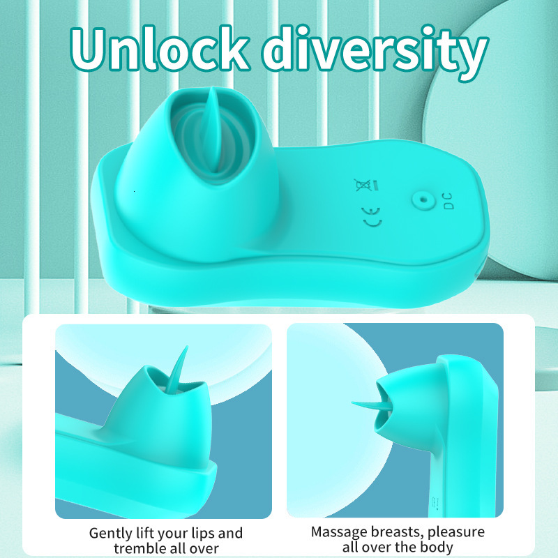 Adult Pussy Licker Masturbation Female Breast Massager Tongue Licking Vibrator Toys Sex Products