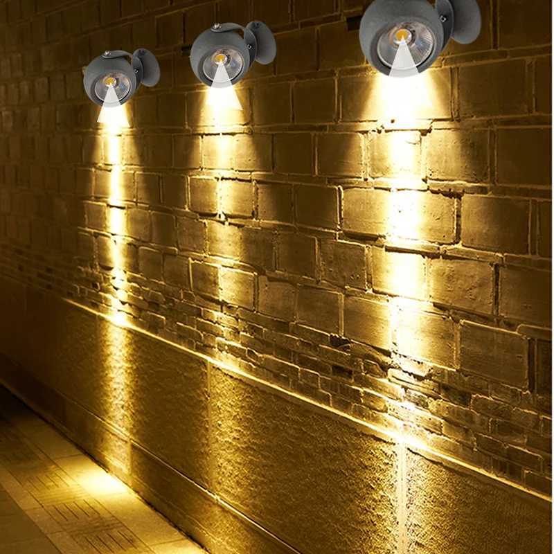 9W 12W LED Wall Spotlight Outdoor Indoor Home Buliding Garden Landscape Tree Commercial Lighting 110V 220V Warm white Cold whiteXJ250624