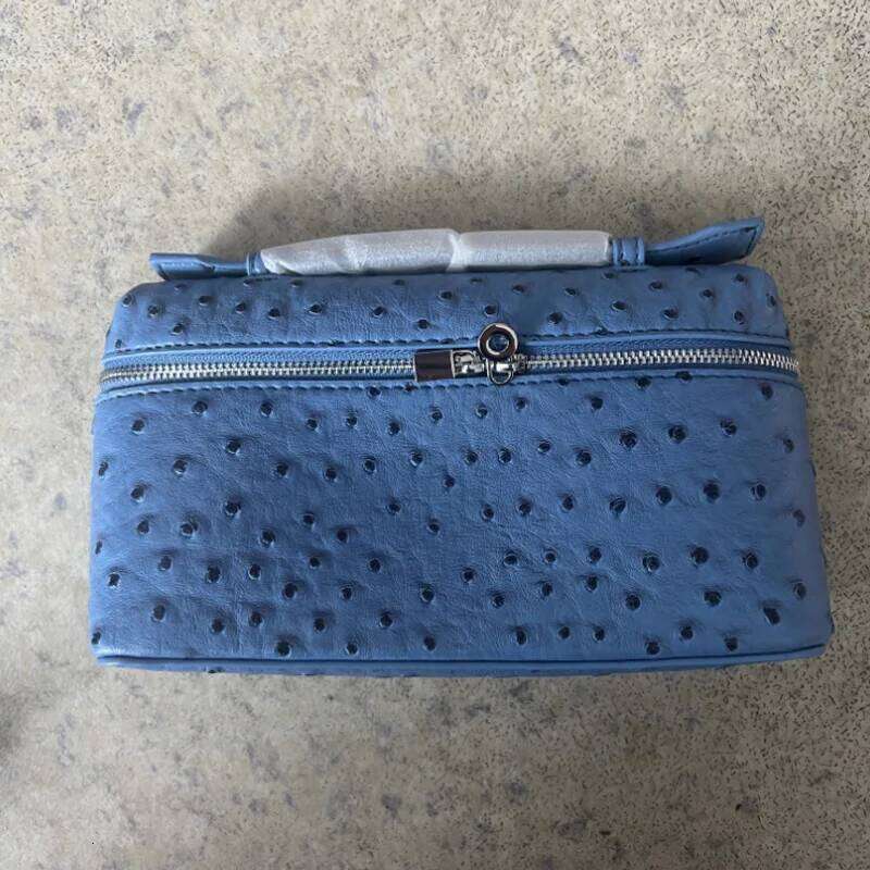 Fashion Brand Women Handbags 2024 Small Box Bucket Bag High Quality Ostrich PU Leather Single Shoulder Bags