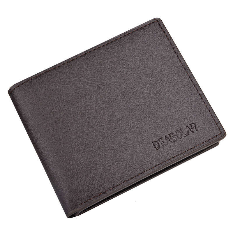 New Men's Short Driving License Multi-Card Slot Men 70% off Horizontal Business Leather Wallet wallet designer mens wallet