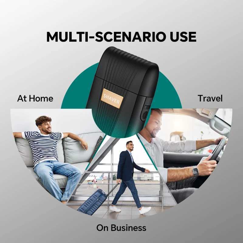 USB mens electric shaver professional electric shaver cordless shaver portable beard trimmer W250625