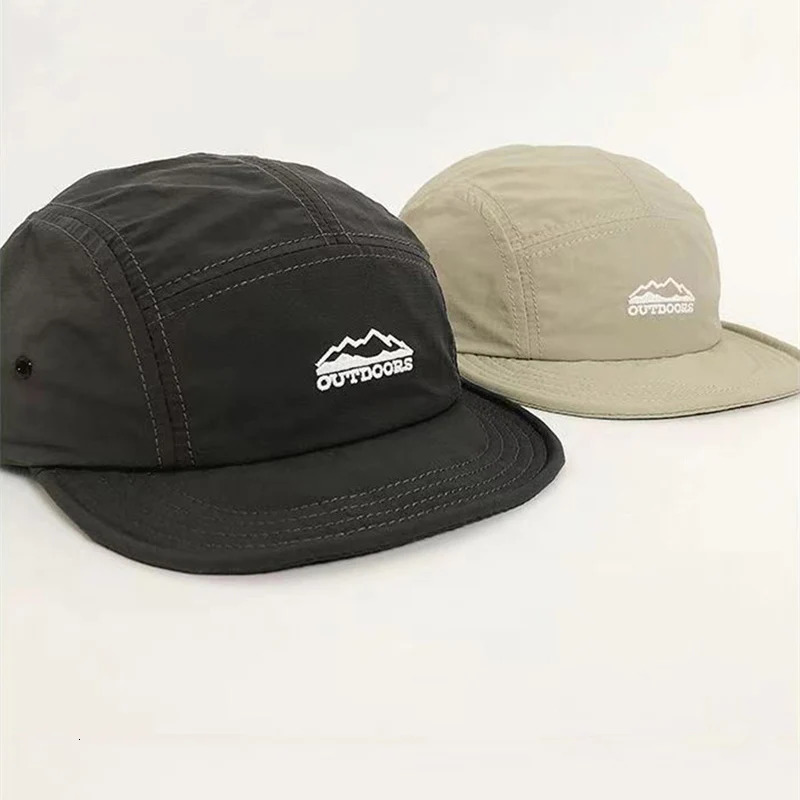 Japanese Breathable Short Brim Baseball Cap Men Women Quickdrying Foldable Soft Hiphop Caps Summer Outdoor Camping 5sided Hat 250624