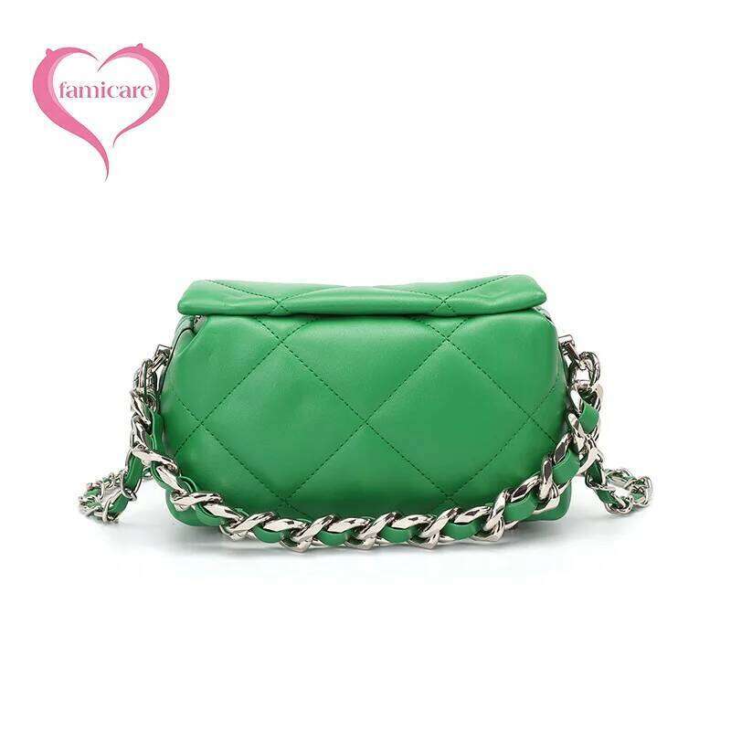 Luxurious Design Bags 2022 New Fashion Shoulder Messenger Bag Soft Cow Leather Ladies Small Square Handbag Women's Casual Chains Pack