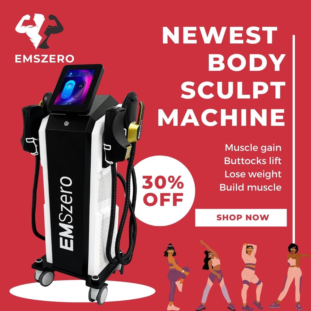 EMSzero Neo Electromagnetic Stimulate Sculpting Muscle Machine Nova Ems RF Body Slimming Reduce Fat Build Muscles Machines