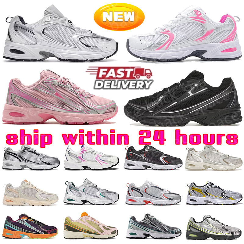 Designer shoes for women men Casual sneakers men low shoe Black Grey Silver atmos Pink Vacation White Silver running sneaker mens trainers outdoor sports sneaker