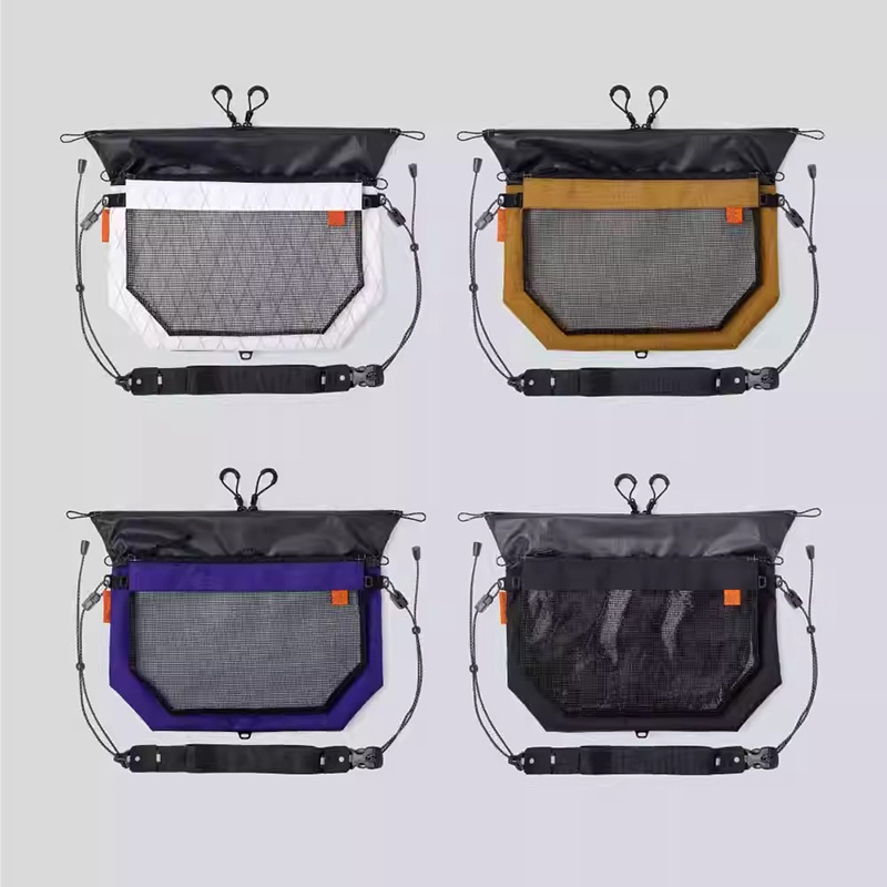 Lightweight casual small shoulder bag, portable hiking and outdoor bag, waterproof and tear resistant single shoulder bag, mountain style crossbody ba