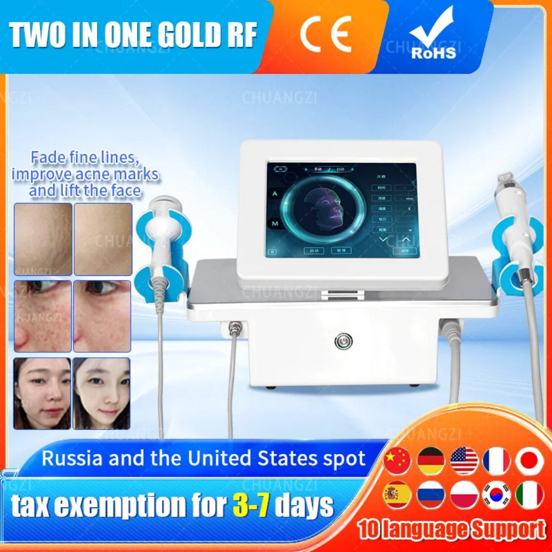 Ice Hammer RF microneedles Needle Machine for Removing Stretch Marks Beauty Equipment Tightening Micro Needle Skin Machine