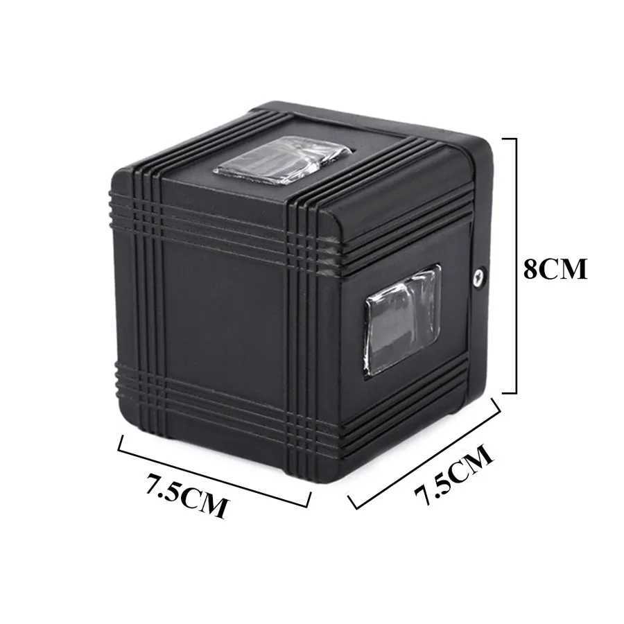 Modern Minimalist Creative LED Wall Lamp Black Square Wash Wall Sopt Light For Bar KTV Background Wall Decoration Beam LampXJ250624