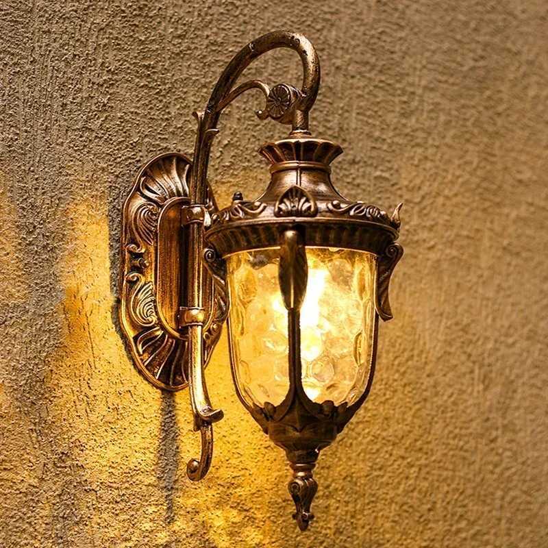 LED Outdoor Wall Light IP44 Villa Courtyard Sconce European Style Outdoor Wall Light Exterior Wall Lamp Porch LightsXJ250624