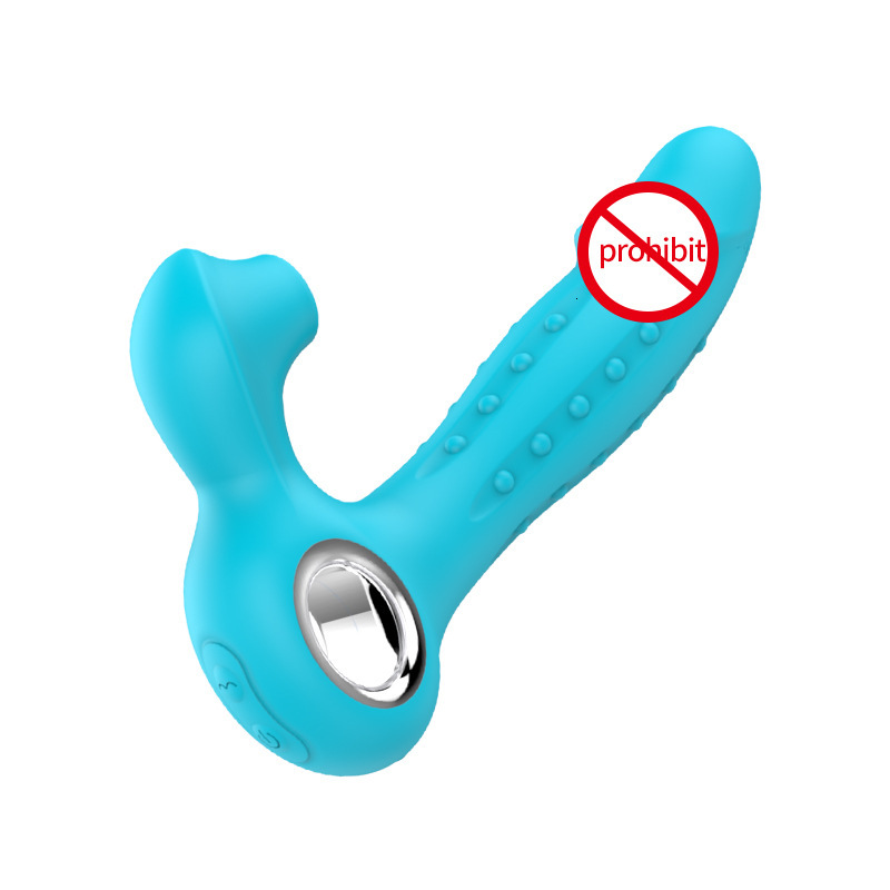 Adult Sex Toys 12-Speed Thrusting Female Masturbation Toy Vibrating Wand Sucking Massager Vibrator