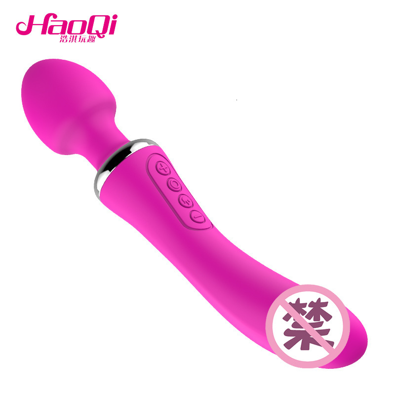 Adult Toys Double-Ended Heating AV Wand Female Flirting Masturbation Device Sex Toy Massager