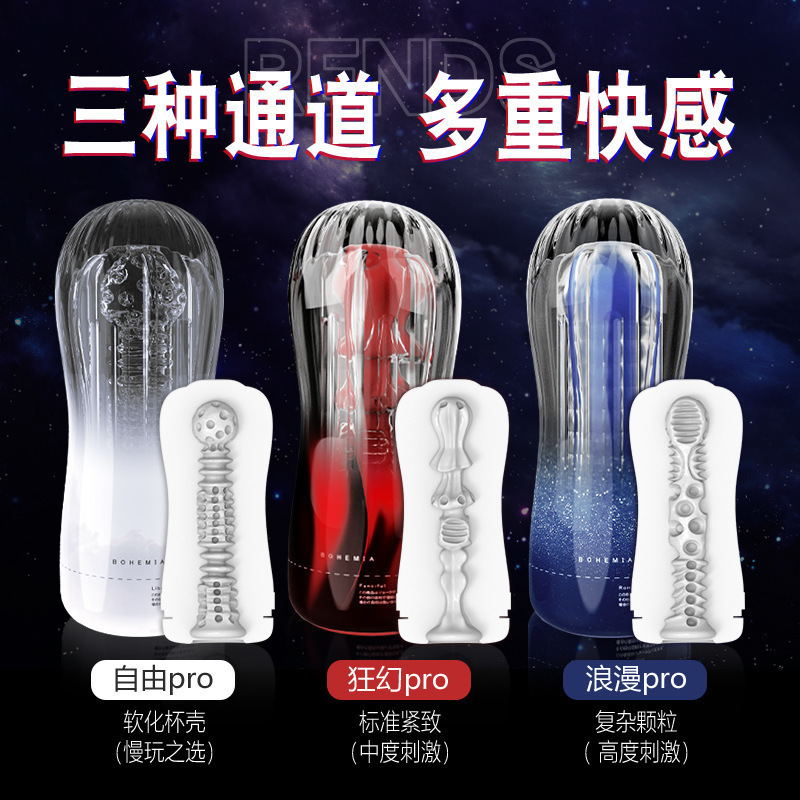Rends Lianzhi Bohemian Series Airplane Cup Vent Suction Clip Male Sex Toys 28pcs/box