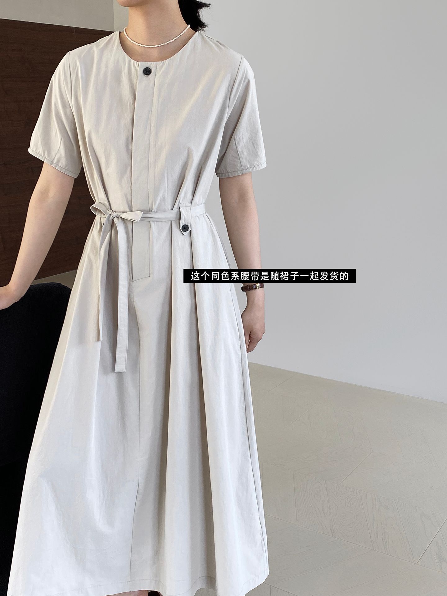 XL105 Thin casual cotton dress design