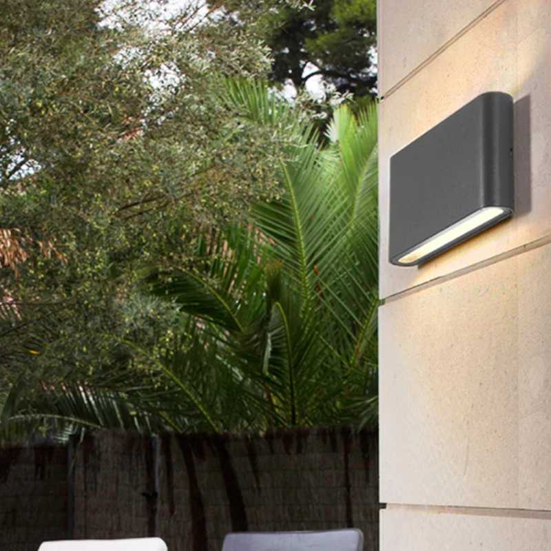 6W 12W 20W LED Outdoor Waterproof Wall Lamp Indoor Bedroom Living Room Balcony Wall Light Home Lighting Aluminum Wall Sconce XJ250624